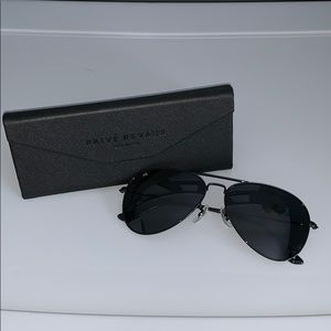 Prive Revaux Commando Aviator Polarized Sunglasses